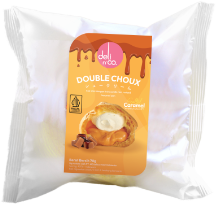 packaging of Double Choux Salted Caramel