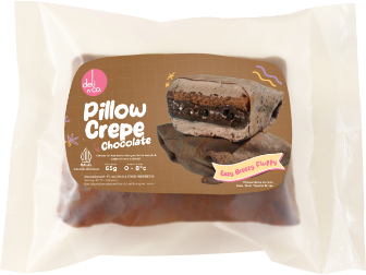 packaging of Pillow Crepe Chocolate